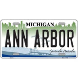 Ann Arbor Michigan Metal Novelty License Plate 24" x 12" (LLP)