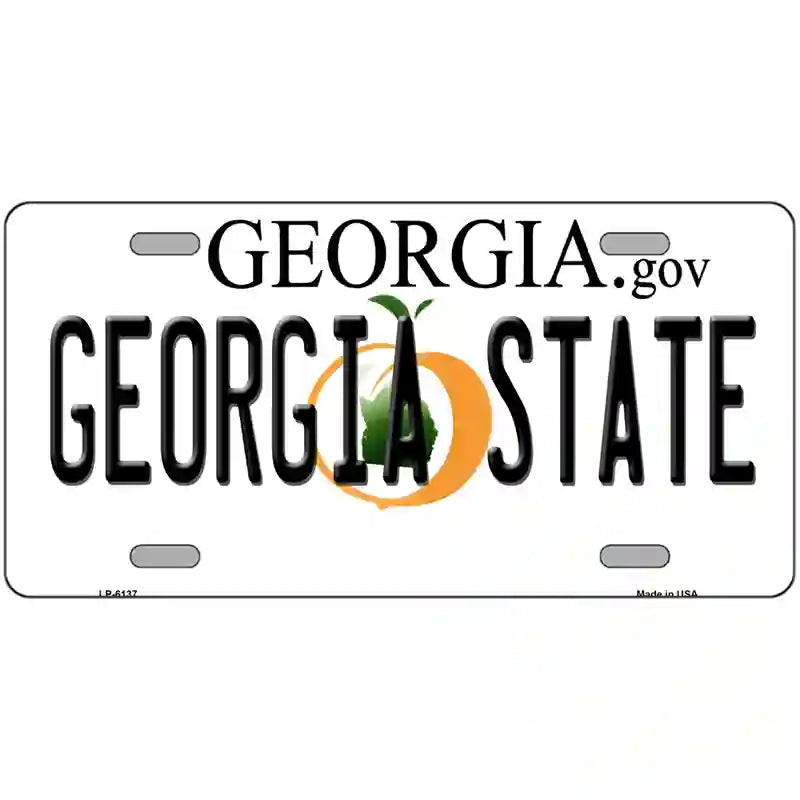 Georgia State Novelty Metal License Plate 24" x 12" (LLP)