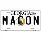 Macon Georgia Novelty Metal License Plate 24" x 12" (LLP)