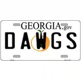 Dawgs Georgia Novelty Metal License Plate 24" x 12" (LLP)