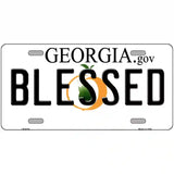 Blessed Georgia Novelty Metal License Plate 24" x 12" (LLP)