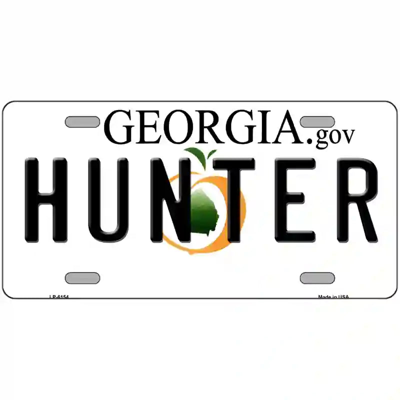 Hunter Georgia Novelty Metal License Plate 24" x 12" (LLP)