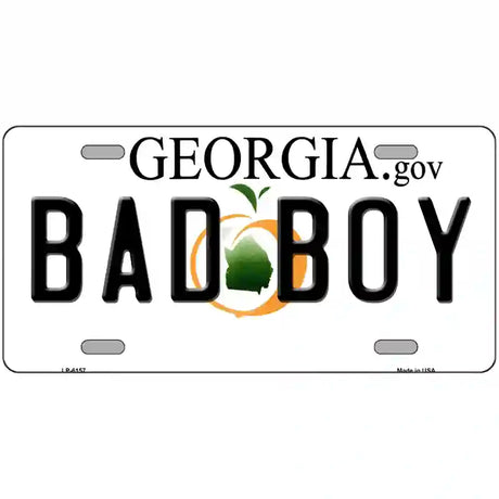 Bad Boy Georgia Novelty Metal License Plate 24" x 12" (LLP)