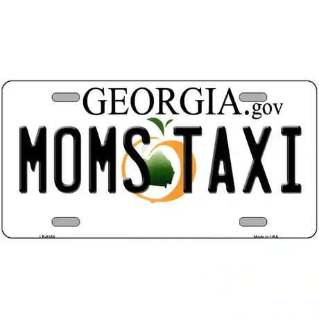 Moms Taxi Georgia Novelty Metal License Plate 24" x 12" (LLP)