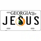 Jesus Georgia Novelty Metal License Plate 24" x 12" (LLP)