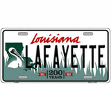 Lafayette Louisiana Novelty Metal License Plate 24" x 12" (LLP)