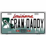 Craw Daddy Louisiana Novelty Metal License Plate 24" x 12" (LLP)