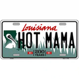 Hot Mama Louisiana Novelty Metal License Plate 24" x 12" (LLP)