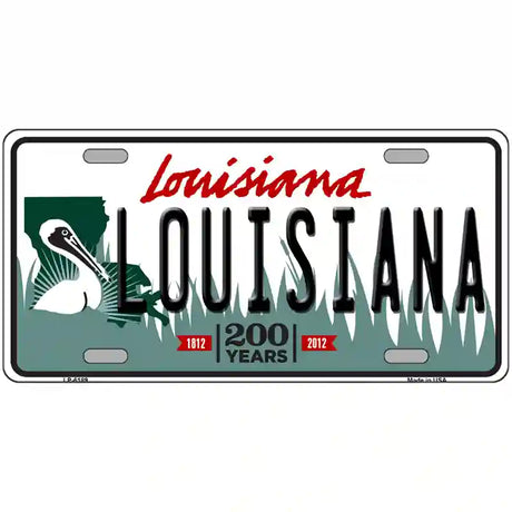 Louisiana Novelty Metal License Plate 24" x 12" (LLP)