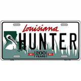 Hunter Louisiana Novelty Metal License Plate 24" x 12" (LLP)