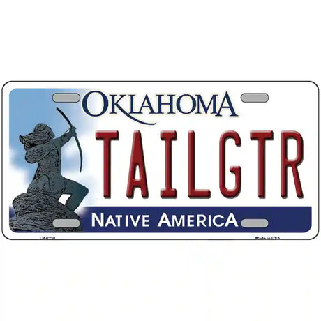 Tailgtr Oklahoma Novelty Metal License Plate 24" x 12" (LLP)