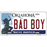 Bad Boy Oklahoma Novelty Metal License Plate 24" x 12" (LLP)