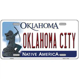 Oklahoma City Oklahoma Novelty Metal License Plate 24" x 12" (LLP)