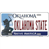 Oklahoma State Novelty Metal License Plate 24" x 12" (LLP)