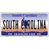 South Carolina Novelty Metal License Plate 24" x 12" (LLP)