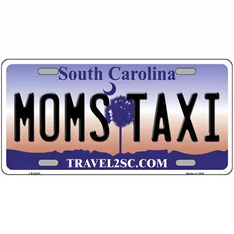 Moms Taxi South Carolina Novelty Metal License Plate 24" x 12" (LLP)