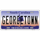 Georgetown South Carolina Novelty Metal License Plate 24" x 12" (LLP)