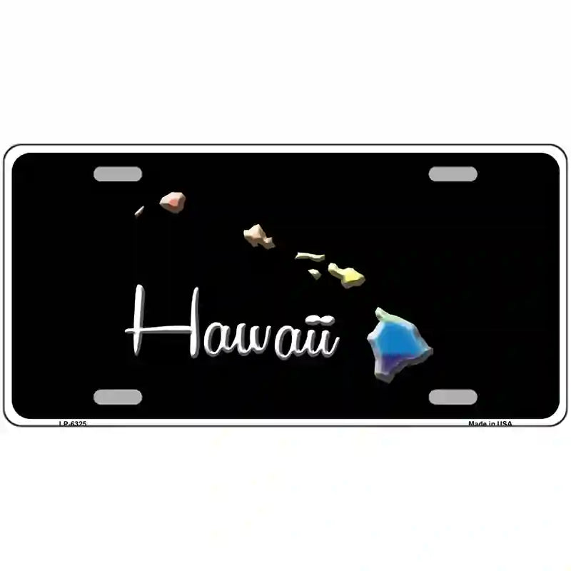 Hawaii Rainbow Metal Novelty License Plate 24" x 12" (LLP)