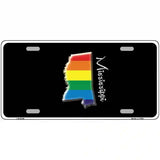 Mississippi Rainbow Metal Novelty License Plate 24" x 12" (LLP)