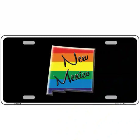 New Mexico Rainbow Metal Novelty License Plate 24" x 12" (LLP)