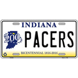 Pacers Indiana Novelty Metal License Plate 24" x 12" (LLP)