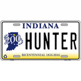 Hunter Indiana Novelty Metal License Plate 24" x 12" (LLP)