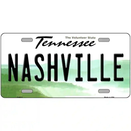 Nashville Tennessee Novelty Metal License Plate 24" x 12" (LLP)