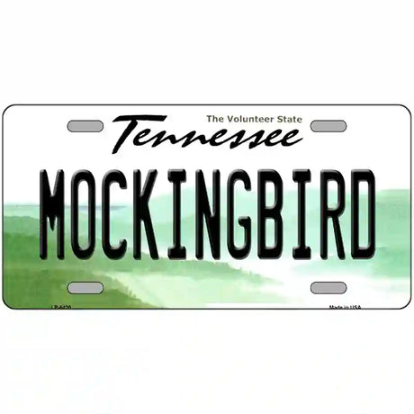 Mockingbird Tennessee Novelty Metal License Plate 24" x 12" (LLP)