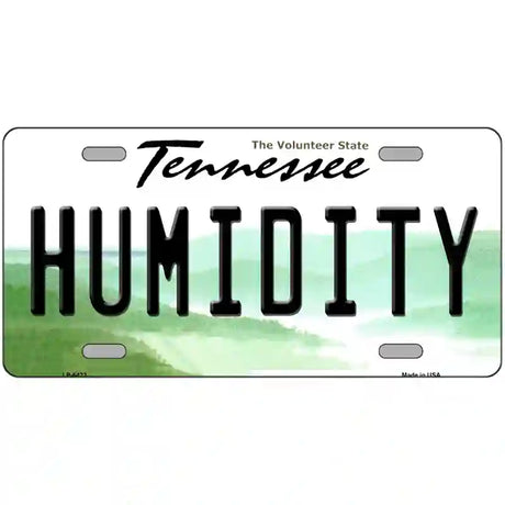 Humidity Tennessee Novelty Metal License Plate 24" x 12" (LLP)