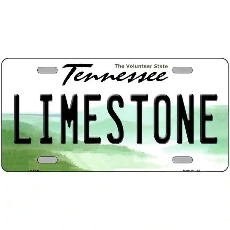 Limestone Tennessee Novelty Metal License Plate 24" x 12" (LLP)