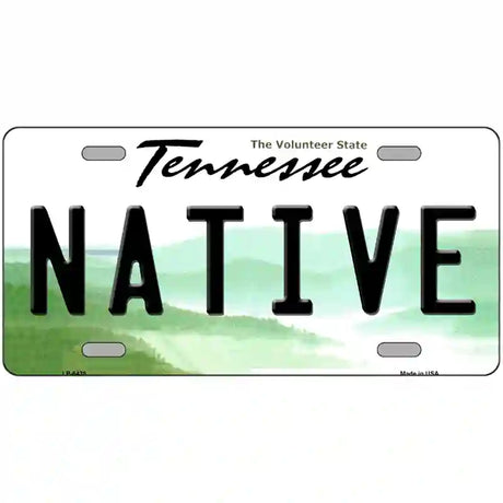 Native Tennessee Novelty Metal License Plate 24" x 12" (LLP)