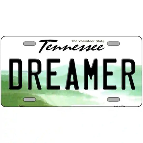 Dreamer Tennessee Novelty Metal License Plate 24" x 12" (LLP)