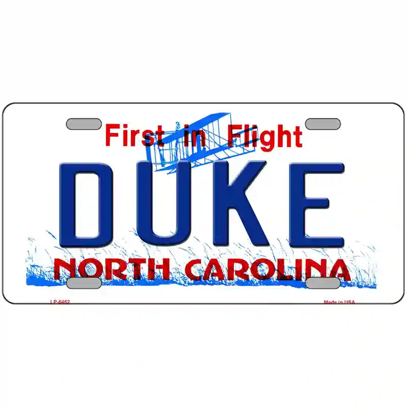 Duke North Carolina Novelty Metal License Plate 24" x 12" (LLP)