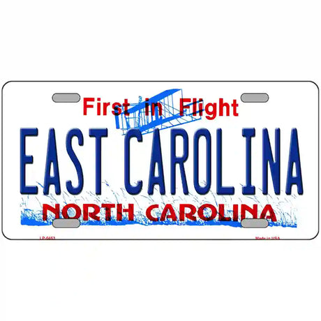 East Carolina North Carolina Novelty Metal License Plate 24" x 12" (LLP)