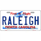 Raleigh North Carolina Novelty Metal License Plate 24" x 12" (LLP)