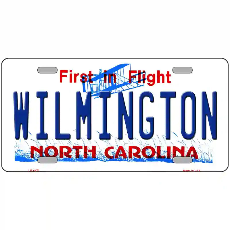 Wilmington North Carolina Novelty Metal License Plate 24" x 12" (LLP)