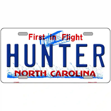 Hunter North Carolina Novelty Metal License Plate 24" x 12" (LLP)