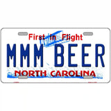 MMM Beer North Carolina Novelty Metal License Plate 24" x 12" (LLP)