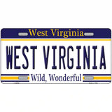 West Virginia Novelty Metal License Plate 24" x 12" (LLP)