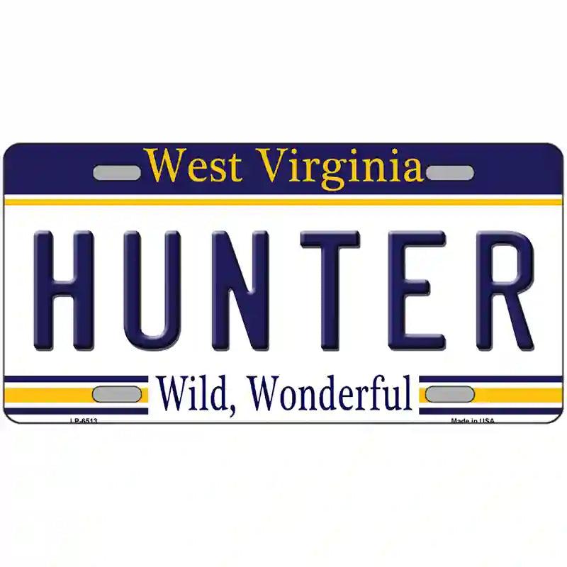 Hunter West Virginia Novelty Metal License Plate 24" x 12" (LLP)