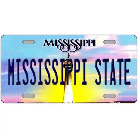 Mississippi State Novelty Metal License Plate 24" x 12" (LLP)