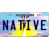 Native Mississippi Novelty Metal License Plate 24" x 12" (LLP)