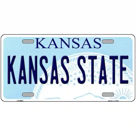 Kansas State Novelty Metal License Plate 24" x 12" (LLP)