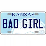 Bad Girl Kansas Novelty Metal License Plate 24" x 12" (LLP)