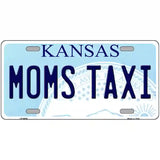 Moms Taxi Kansas Novelty Metal License Plate 24" x 12" (LLP)