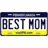 Best Mom Pennsylvania State Novelty Metal License Plate 24" x 12" (LLP)