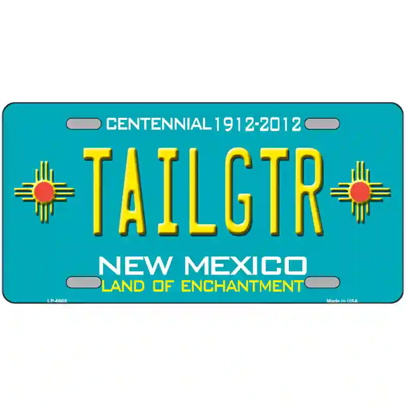 Tailgtr New Mexico Novelty Metal License Plate 24" x 12" (LLP)