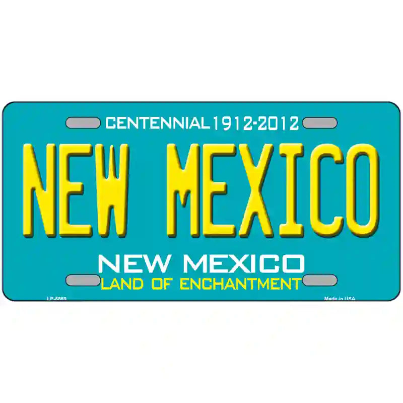 New Mexico Novelty Metal License Plate 24" x 12" (LLP)