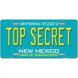 Top Secret New Mexico Novelty Metal License Plate 24" x 12" (LLP)