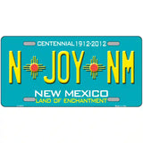 N Joy NM New Mexico Novelty Metal License Plate 24" x 12" (LLP)